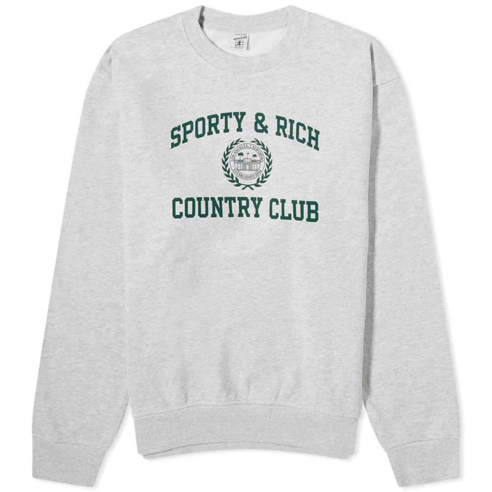 Sporty & Rich Gray Country Club Sweatshirt